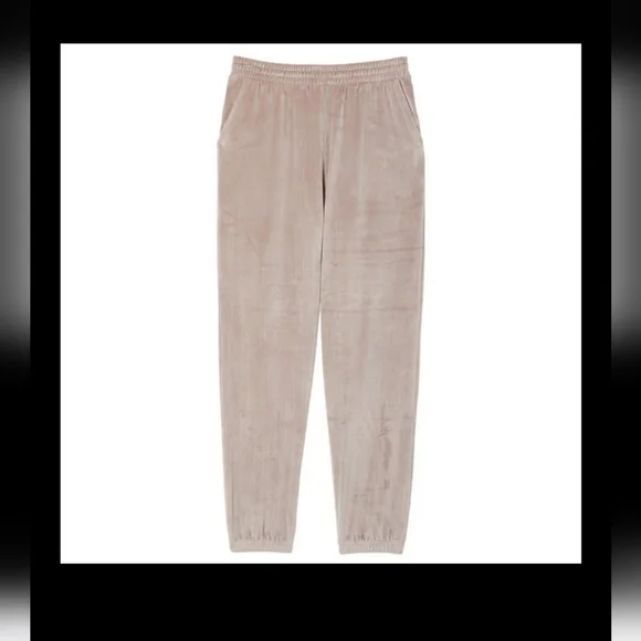 NWT! VICTORIA'S SECRET VELOUR RIBBED LOUNGE PANTS (MED) - Picture 5 of 7